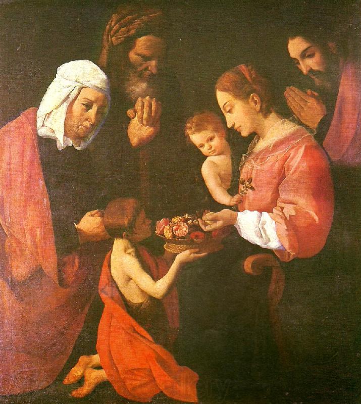 Francisco de Zurbaran the holy family, st. joaquim and st.